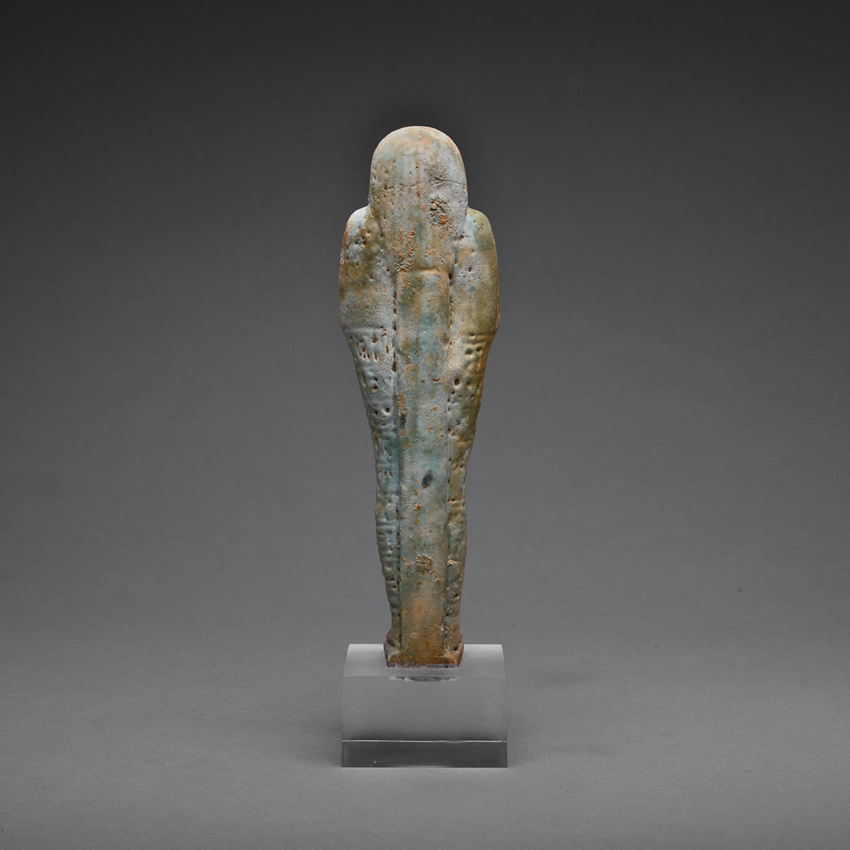Faience Ushabti of the 26th Dynasty, 664 BCE - 525 CE