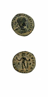 Bronze Follis of Constantine II Struck While Caesar, 316 CE - 335 CE