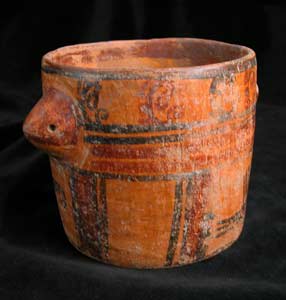 Mayan Polychrome Vase, 500 CE - 900 CE
