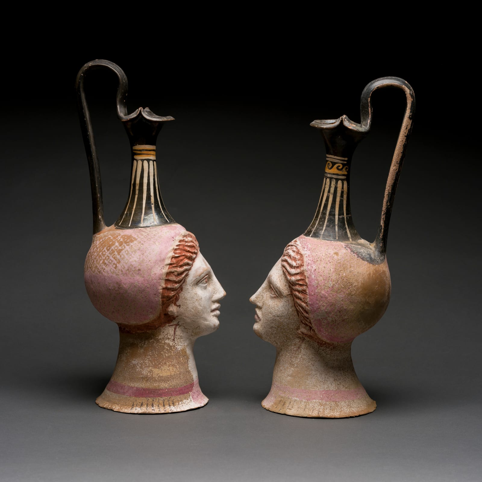 Canosan Oinochoe in the Form of a Woman's Head, 350 BCE - 250 CE