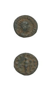 Silvered Bronze Antoninianus of Emperor Valerian I, 253 CE - 260 CE