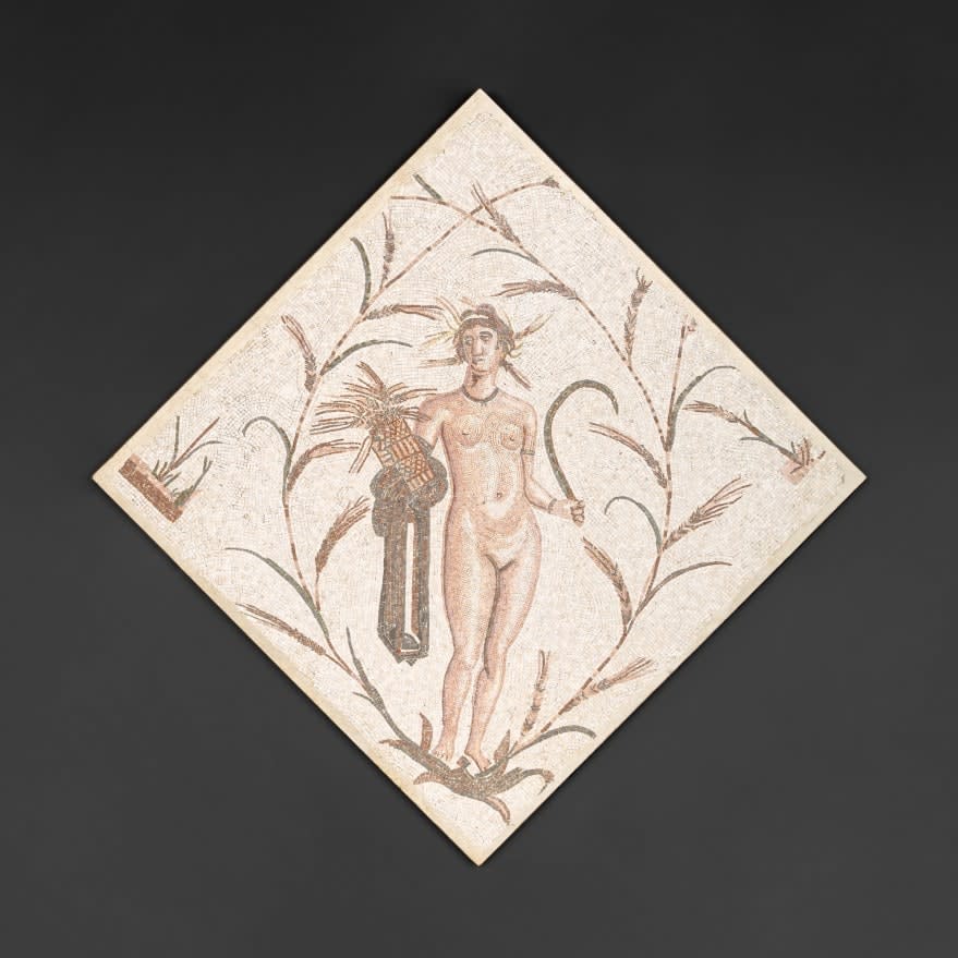 Roman Mosaic Depicting the Horae, 200 - 300 CE