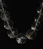 Smoky Quartz Bead and Topaz Bead Necklace