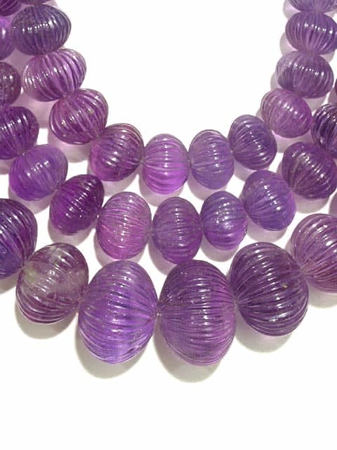 Amethyst Bead Necklace