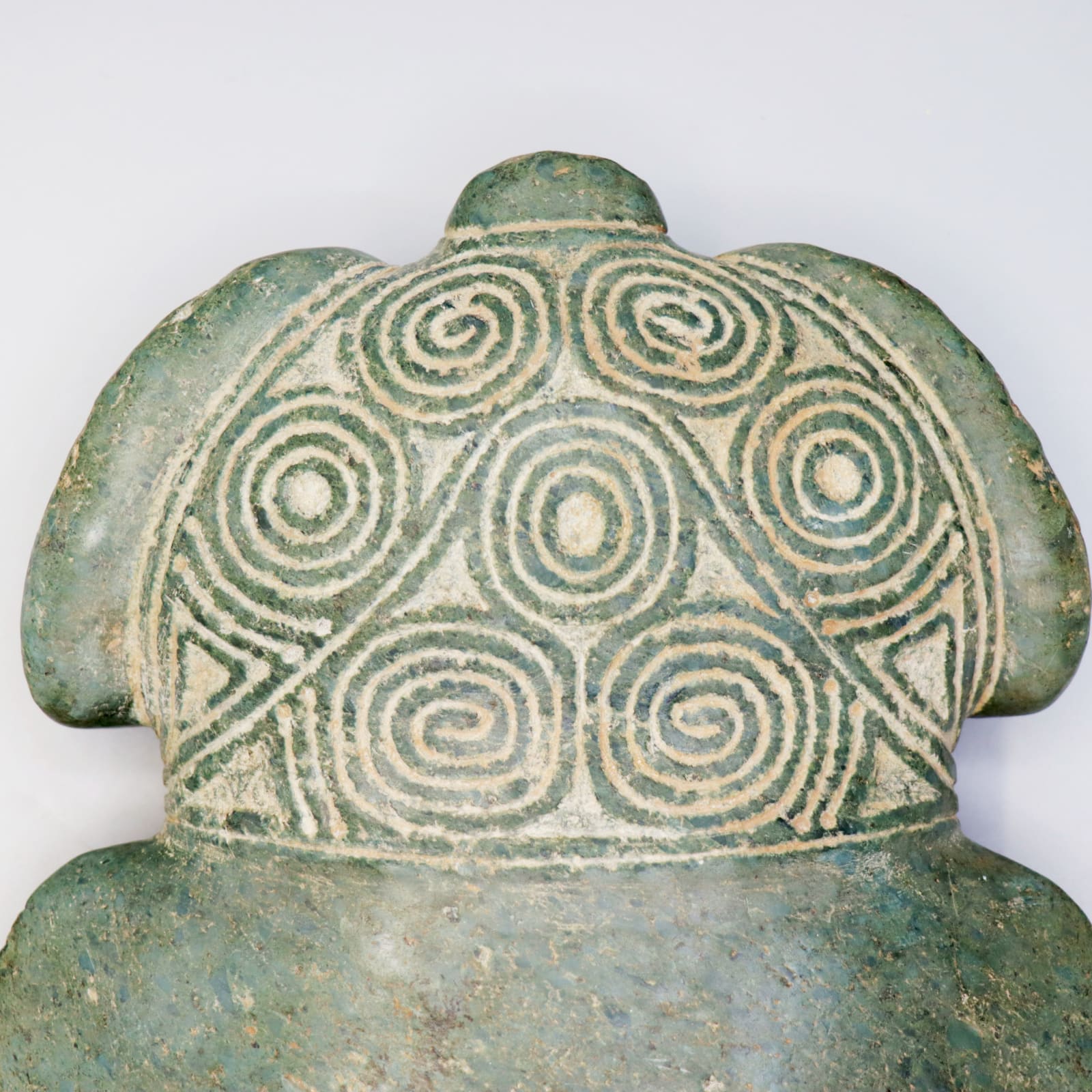 Taino Celt, depicting 'Bird-Man' Motif, 1300 CE - 1400 CE