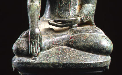 Ava Bronze Buddha in Bhumisparsa Mudra, 1400 CE - 1600 CE