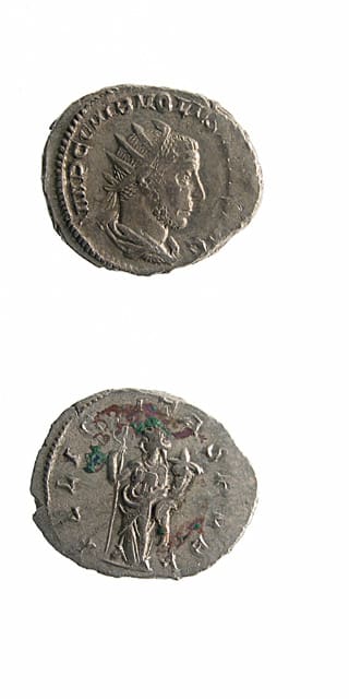 Silver Antoninianus of Emperor Volusian, 251 CE - 253 CE