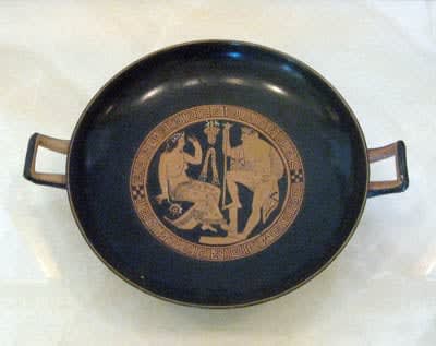 Faliscan Red-Figure Kylix, 380 BCE - 360 CE