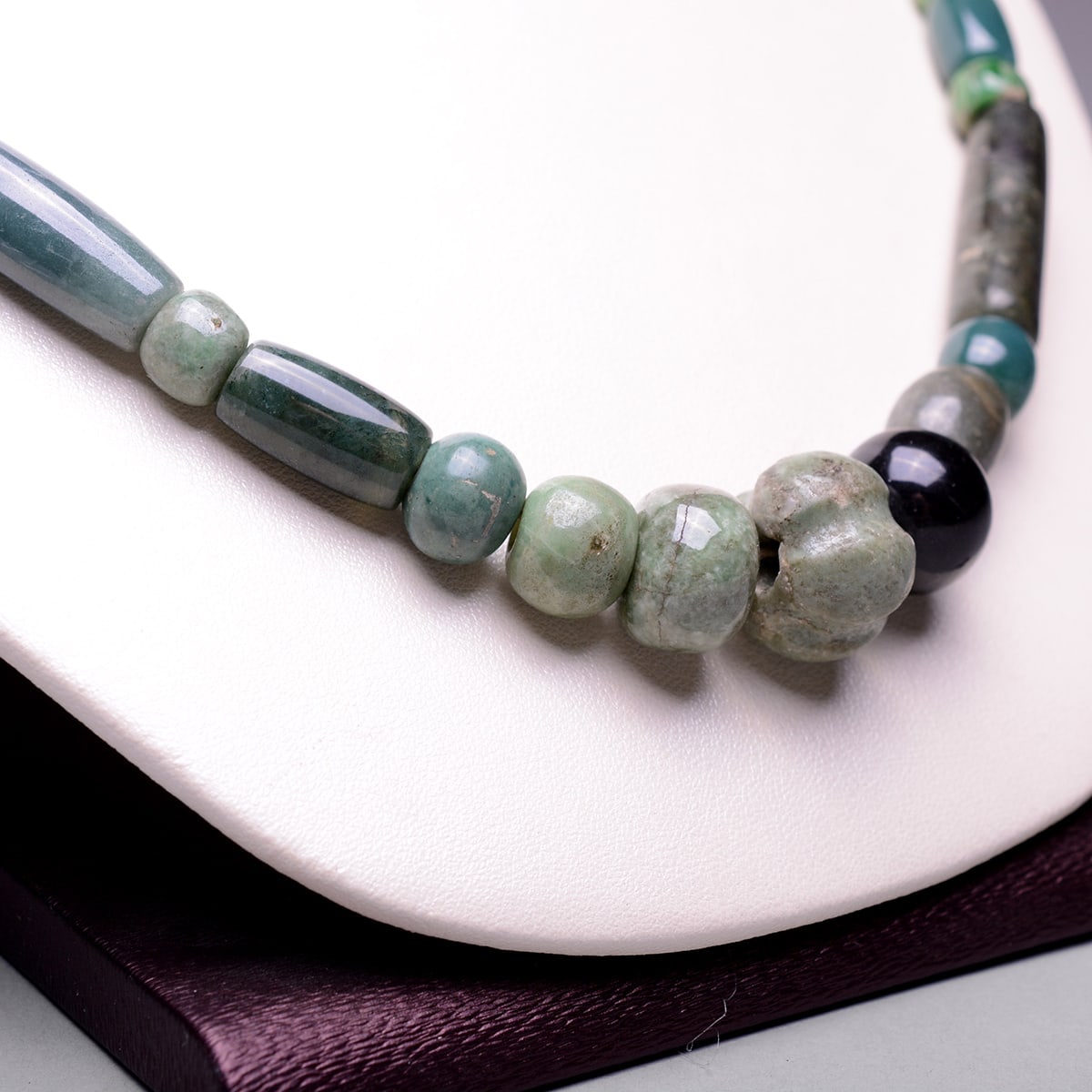 Mayan Jade Bead Necklace, 300 CE - 900 CE