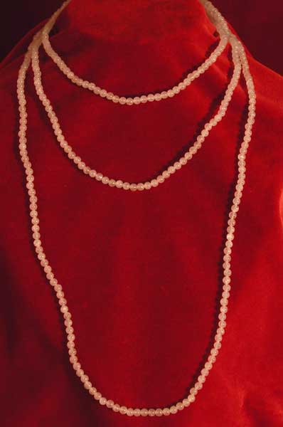Rose Quartz Bead Necklace