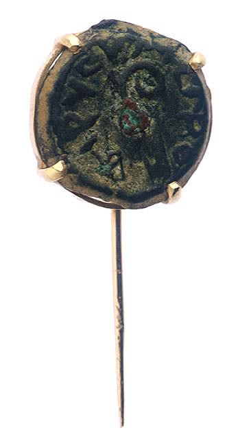 Bronze Coin of Roman Procurator of Judaea Pontius, 26 CE - 36 CE