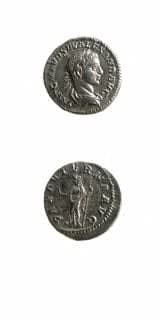 Silver Denarius of Emperor Severus Alexander, 222 CE - 228 CE