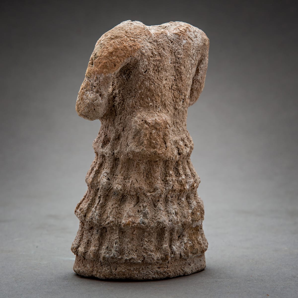 Sumerian headless male figurine, 3000 BCE - 2300 BCE
