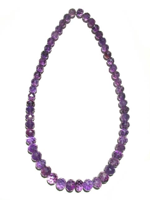 Amethyst Bead Necklace