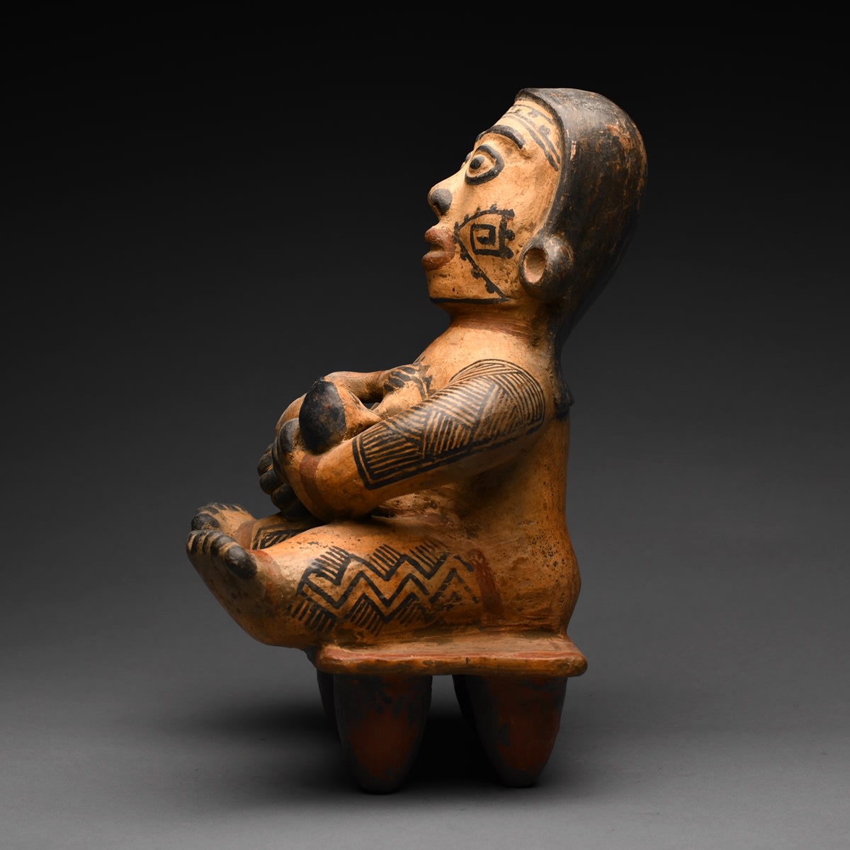 Sculpture of a Mother Nursing her Baby, 500 CE - 1000 CE