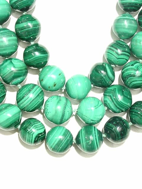 Malachite Bead Necklace