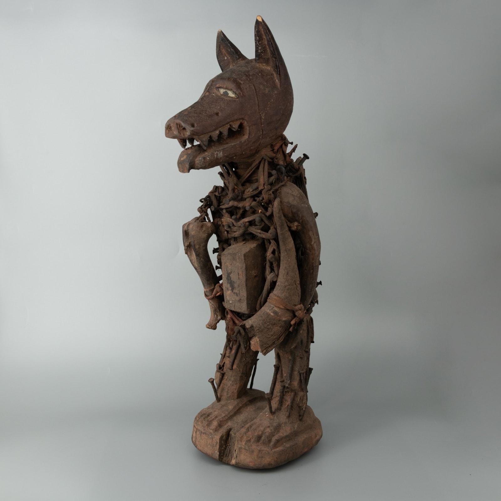 Nkisi Nkondi Kozo Power Figure , Early 20th Century CE