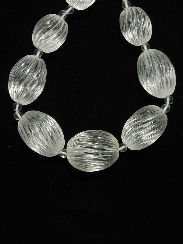 Rock Crystal Bead Necklace