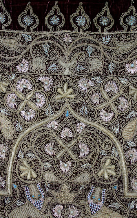 Bukharian Jewish Parochet/Torah Ark Curtain, 1800 CE - 1900 CE
