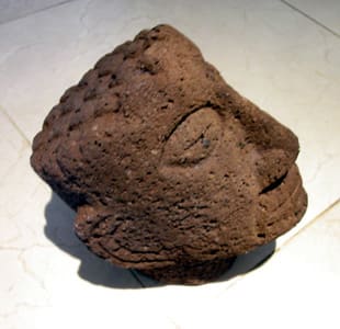 Atlantic Watershed Basalt Trophy Head, 1000 CE - 1500 CE