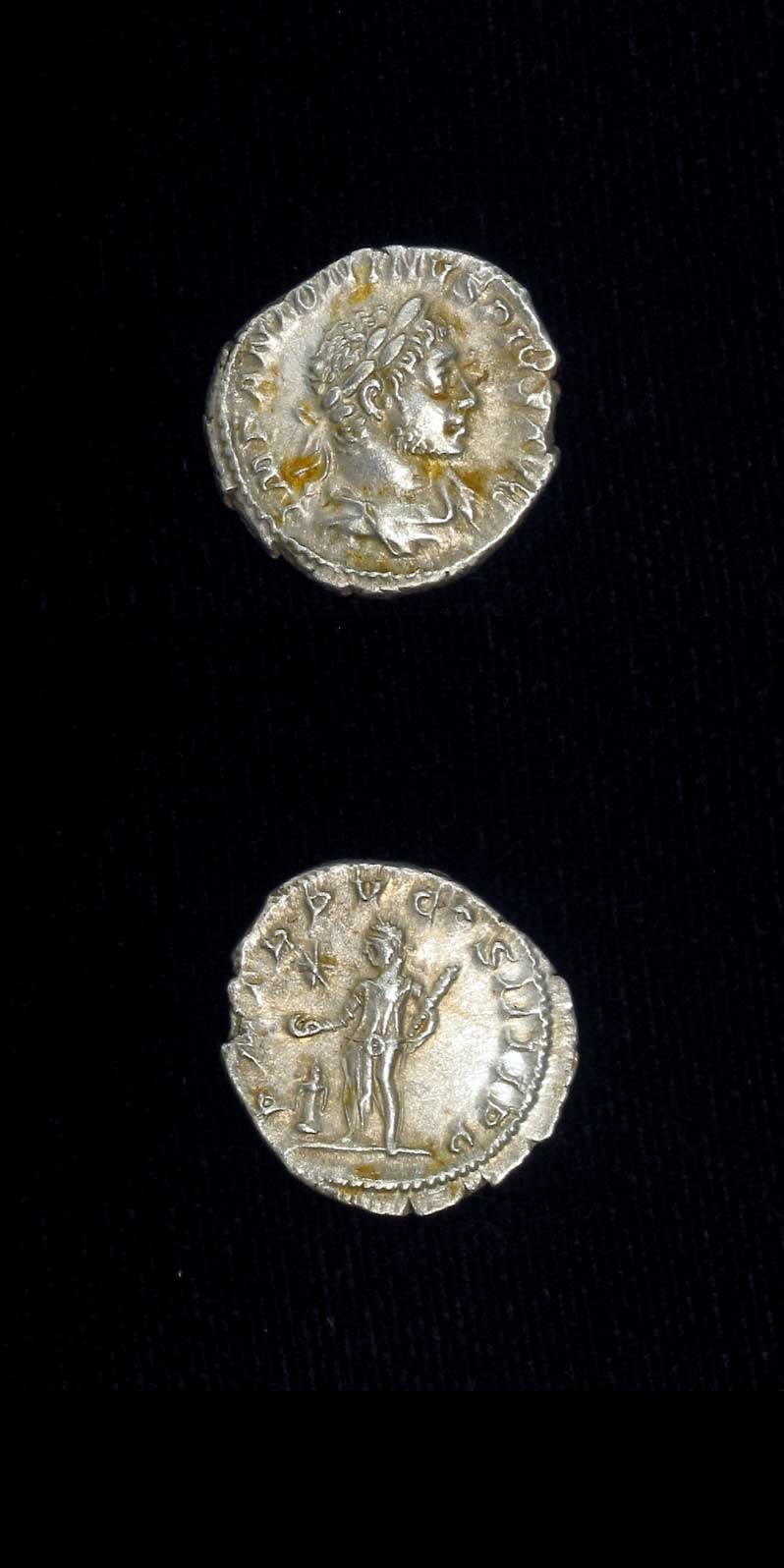 Silver Denarius of Emperor Elagabalus, 220 CE - 222 CE