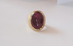Roman Carnelian Intaglio Mounted Ring, 100 CE - 300 CE