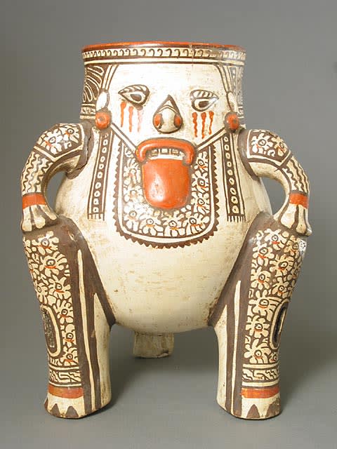 Guanacaste-Nicoya Tlaloc Effigy Vessel, 1200 CE - 1550 CE