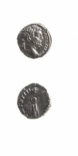 Silver Denarius of Emperor Septimius Severus, 193 CE - 198 CE