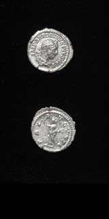 Silver Denarius of Emperor Elagabalus, 220 CE - 222 CE