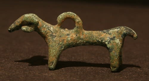 Luristan Bronze Moufflon Pendant, 1200 BCE - 700 CE