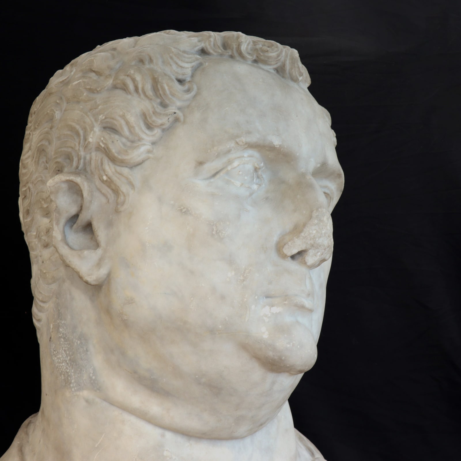 Marble Head of Vitellius, 55 CE - 100 CE