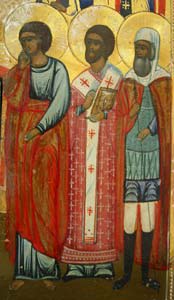 The Crucifixion with Enameled Brass Cross, 19th Century CE