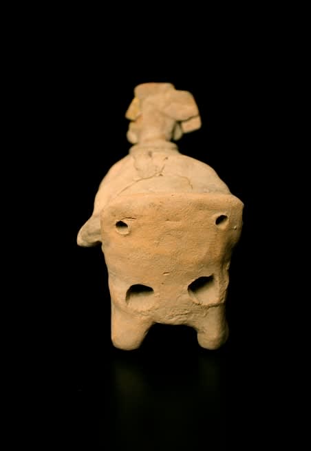 Veracruz Vessel with Anthropomorphic Lid, 400 CE - 800 CE