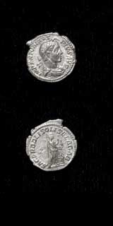 Silver Denarius of Emperor Elagabalus, 220 CE - 222 CE