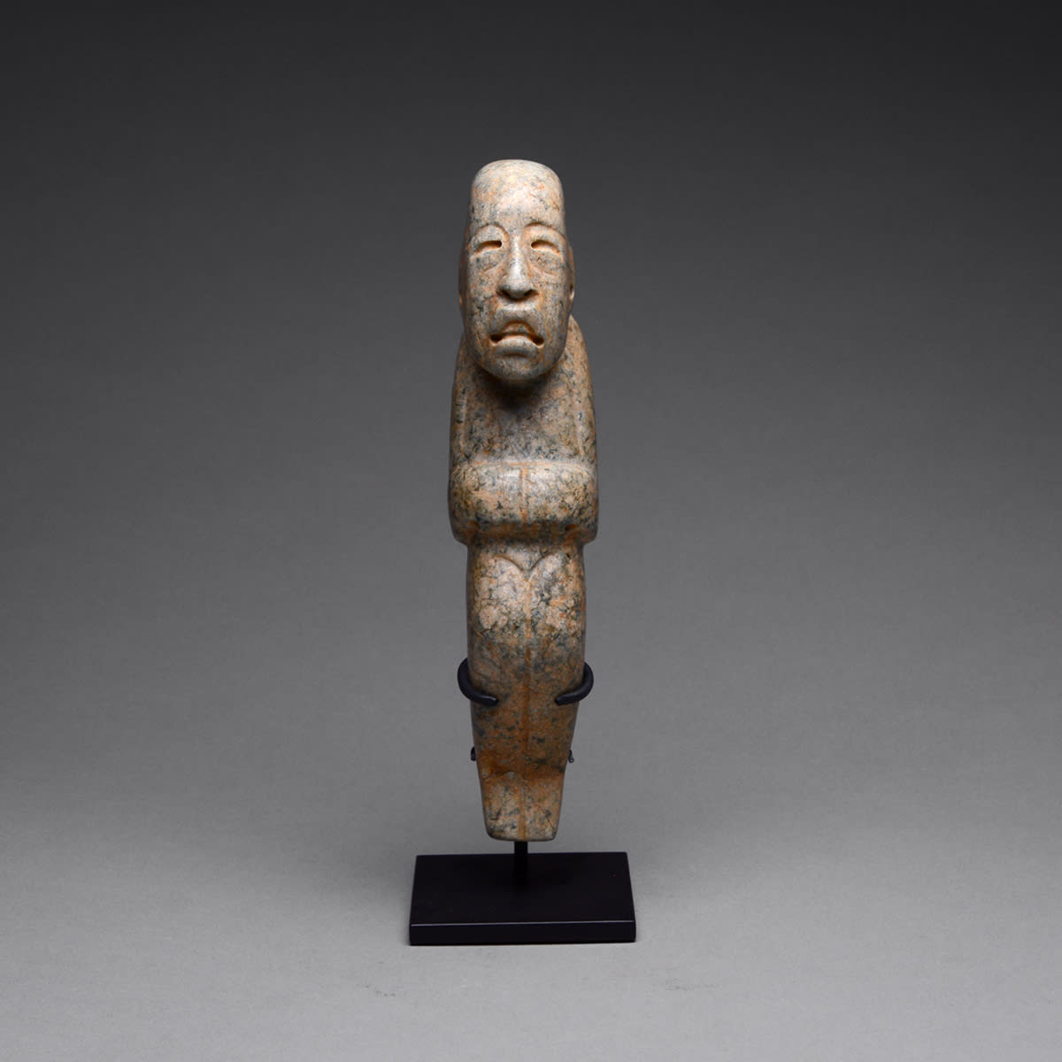 Olmec Jade Figure of a Hunch Back, 900 BCE - 600 BCE