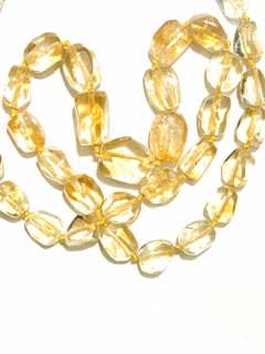 Necklace Of Citrine Beads