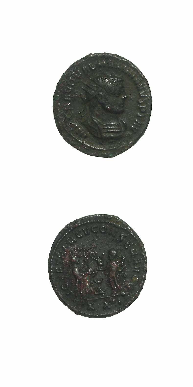 Bronze Antoninianus of Emperor Maximianus, 286 CE - 305 CE