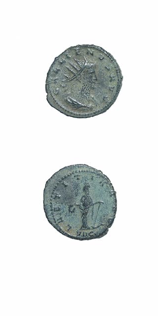 Bronze Antoninianus of Emperor Gallienus, 253 CE - 268 CE
