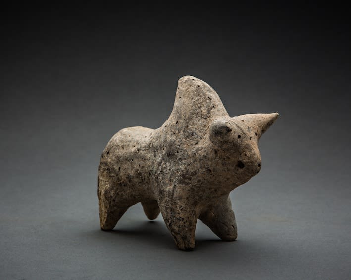 Syrio-Hittite Terracotta Sculpture of a Zebu Bull, 2500 BCE - 1500 BCE