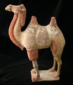 Tang Terracotta Sculpture of a Camel, 618 CE - 906 CE