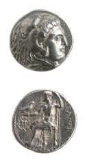 Macedonian Silver Tetradrachm of Alexander the Great, 336 BCE - 323 BCE