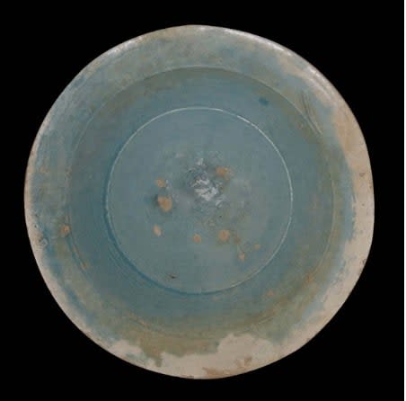 Turquoise-Glazed Terracotta Bowl, 1100 CE - 1200 CE