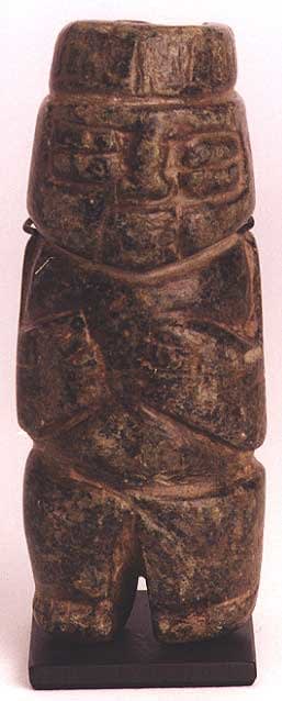 Mayan Stone Standing Figure, 500 CE - 900 CE
