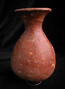 Djenne Terracotta Pyriform Vase, 12th Century CE - 14th Century CE