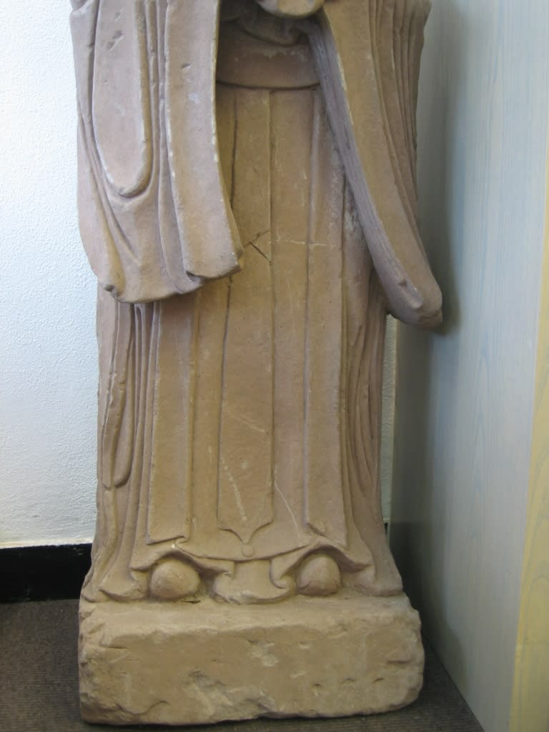 Ming Dynasty Sandstone Lady, 1368 CE - 1644 CE