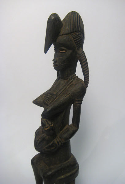 Senufo Wooden Fertility Sculpture, 20th Century CE