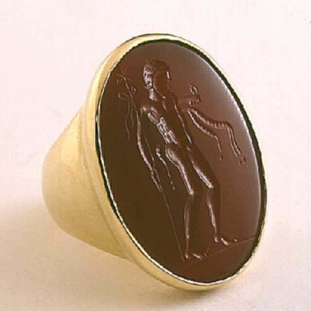 Carnelian Intaglio Cepicting a Centaur or a Silenus, 18th Century CE