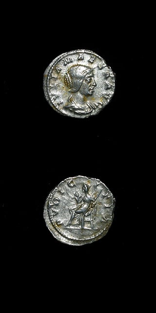 Silver Denarius of Julia Maesa, 218 CE - 225 CE