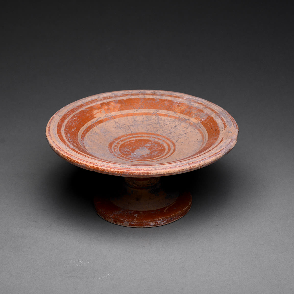 Magna Graecian Monochrome Pedestal Dish, 500 BCE - 300 CE
