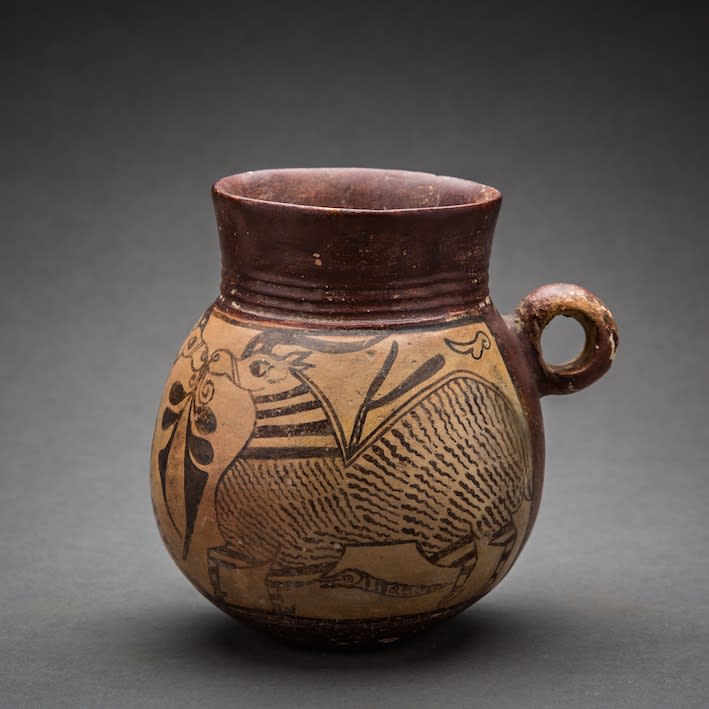 Kushan empire terracotta Jug, 100 CE - 300 CE